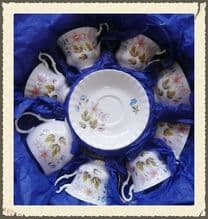 Vintage China Tea Sets Gift Boxed