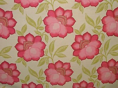 Ashley Wilde KAI MURANI FUSCHIA FLORAL Curtain/Upholstery/Soft Furnishing Fabric