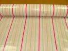 Ellacombe Sorbet Stripe PVC Oilcloth by Ashley Wilde