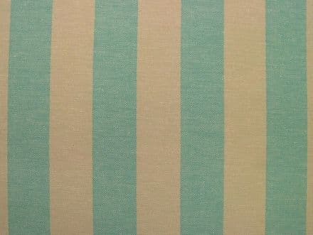 Prestigious Textiles Aqua & Calico Ticking Curtain /Upholstery Fabric