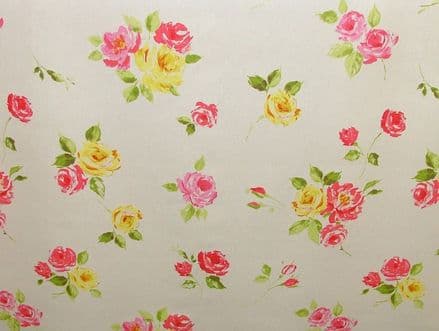 Prestigious Textiles "Ella" Chintz Floral Cotton Curtain/Soft Furnishing Fabric