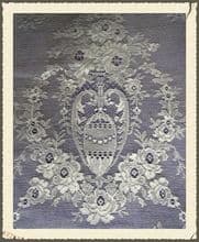 Vintage Nottingham Cotton Lace Curtain Panels